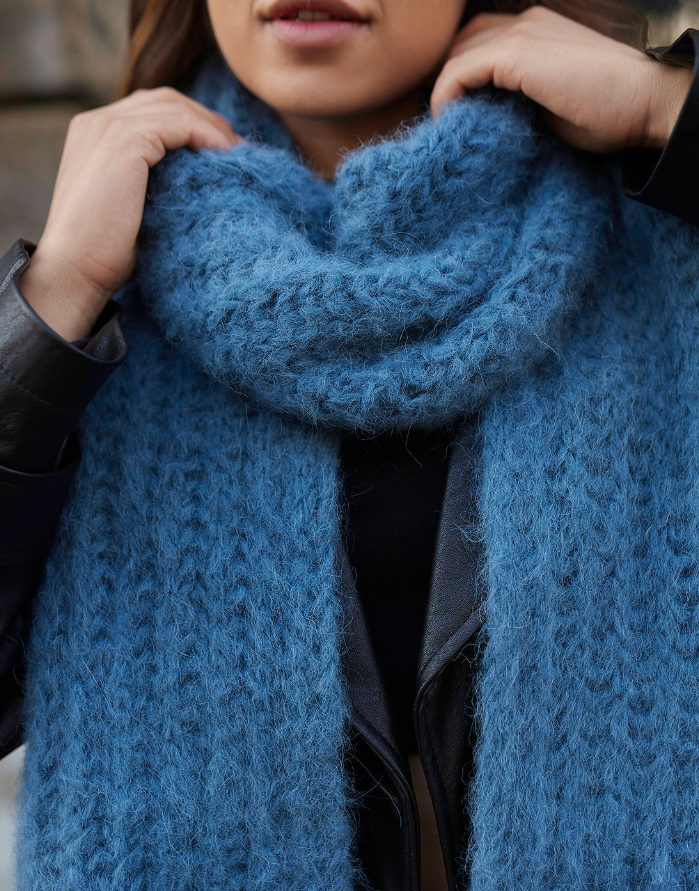 Handmade Alpaca Wool Winter Scarf