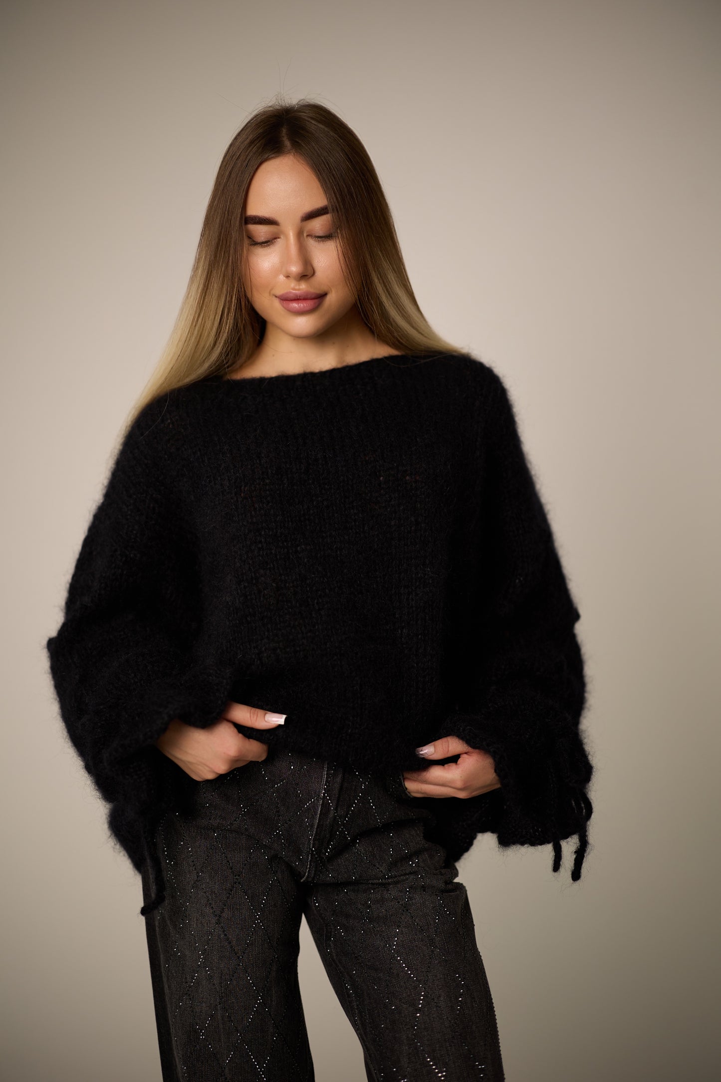 Lunelle Mohair & Silk Oversized Pullover