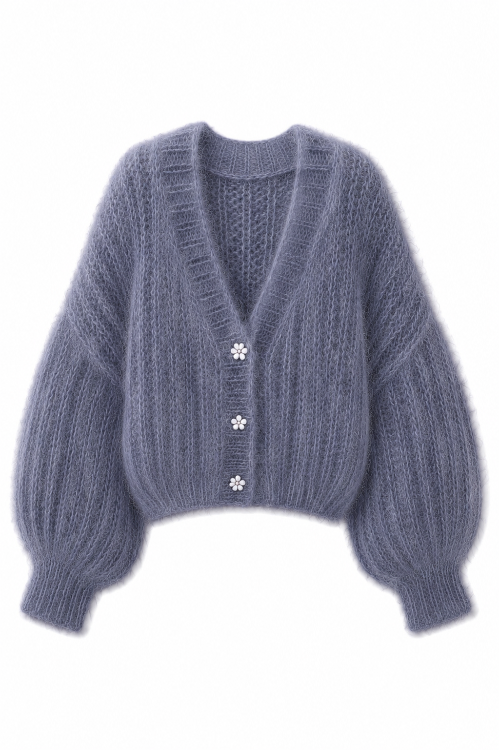 Belleza Mohair & Acrylic Cardigan