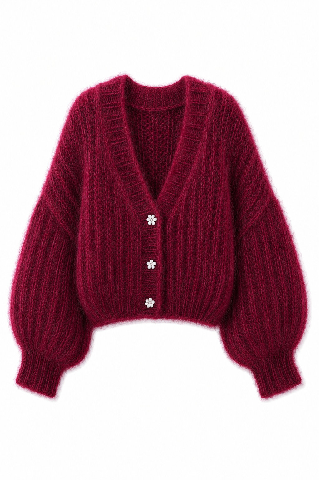 Belleza Mohair & Acrylic Cardigan