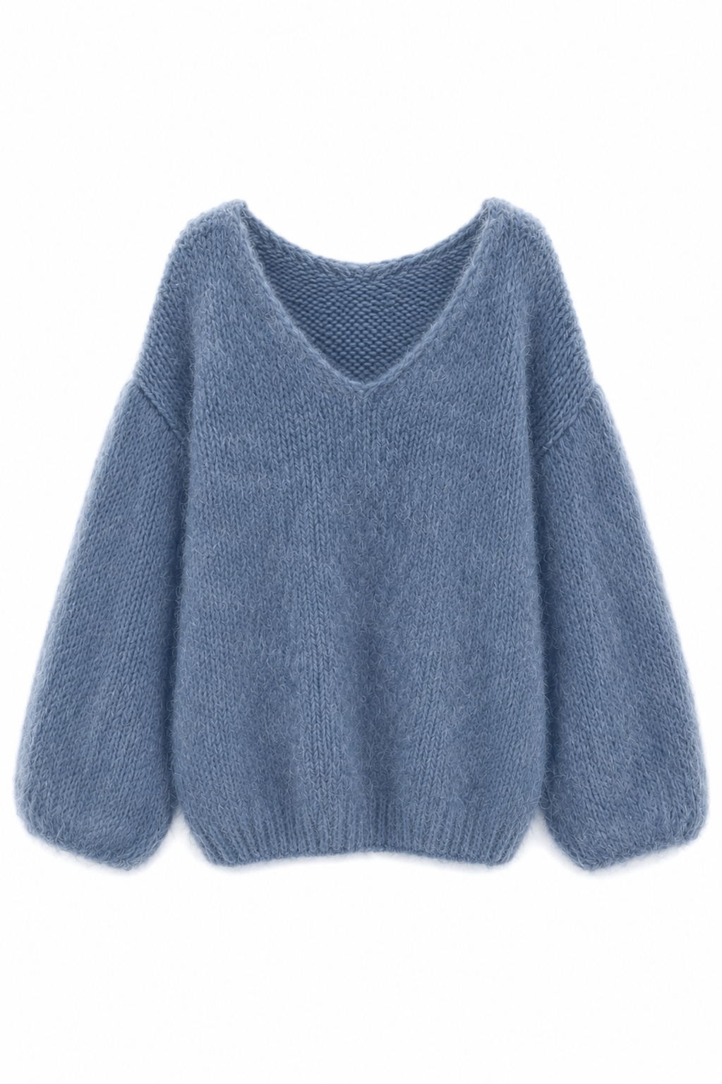 Amara Oversized Pullover mit V-Ausschnitt aus Alpaka & Wolle