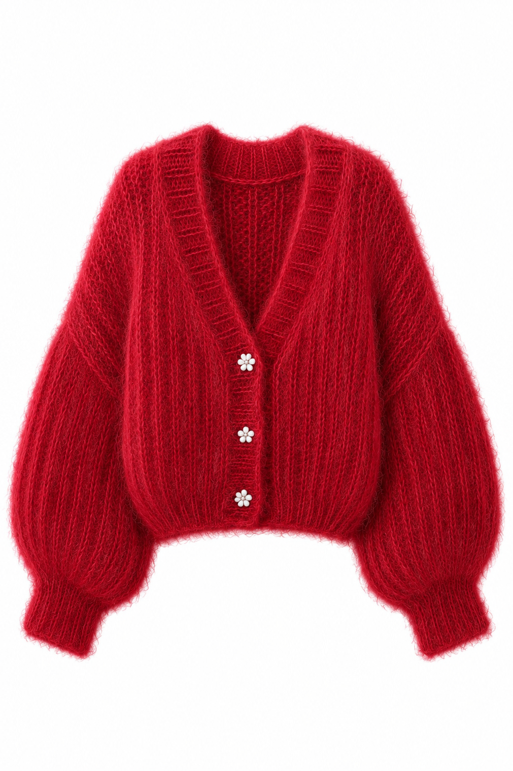 Belleza Mohair & Acrylic Cardigan