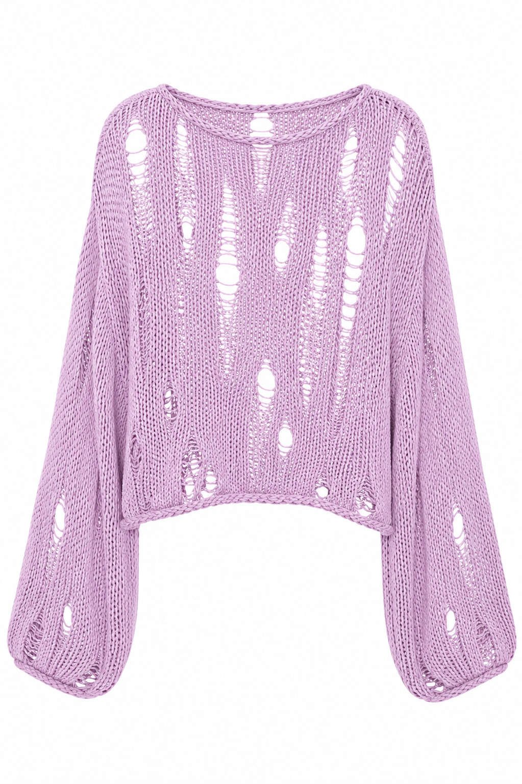 Solea Open Knit Cotton Pullover