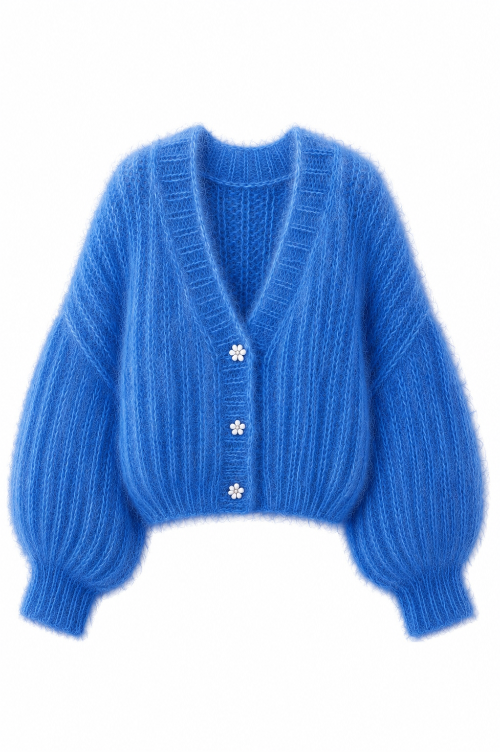 Belleza Mohair & Acrylic Cardigan
