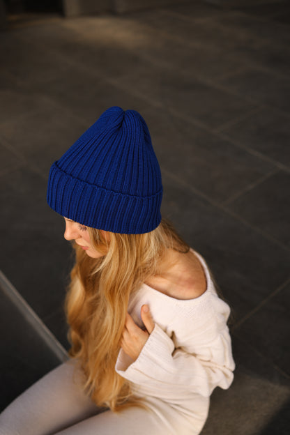 Handknitted Warm Merino Wool Hat