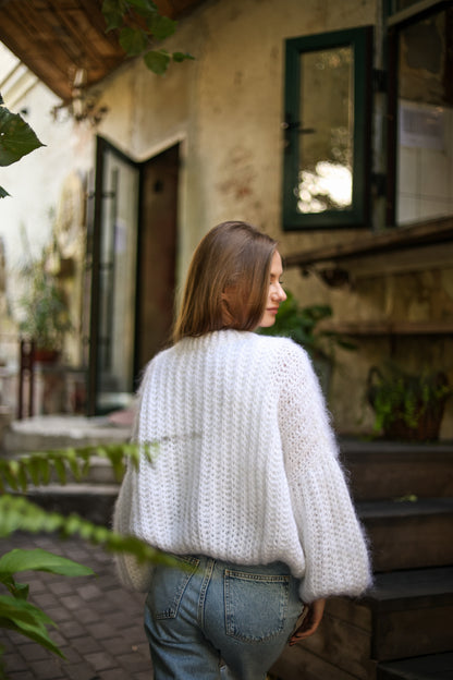 Bellezza Strickjacke / Weiß