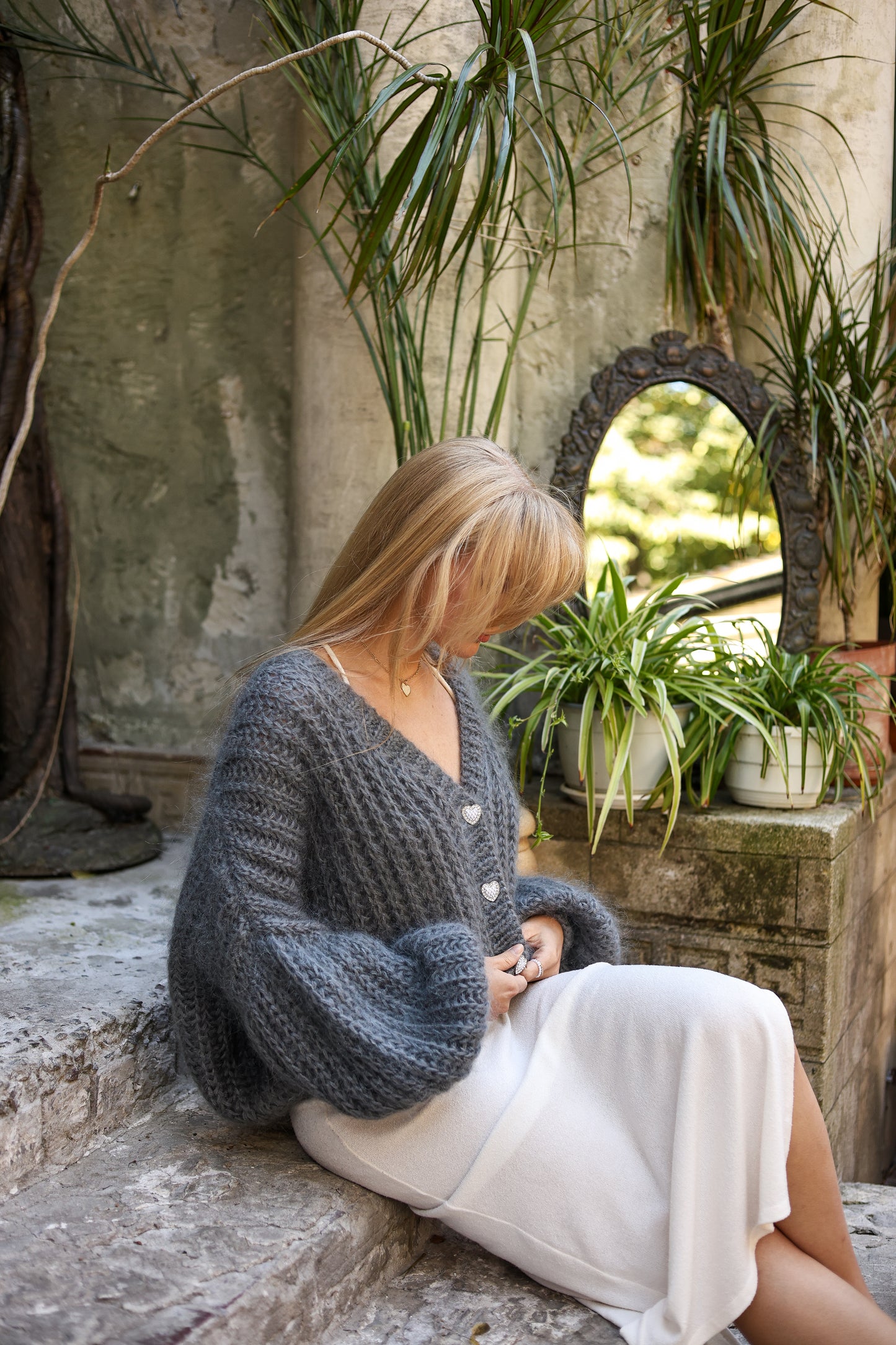 Belleza Mohair & Acrylic Cardigan