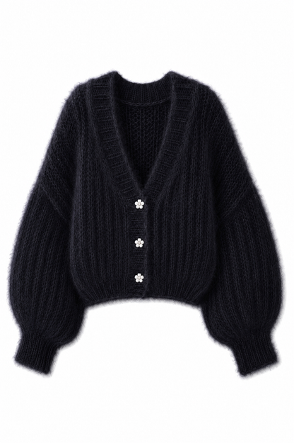 Belleza Mohair & Acrylic Cardigan