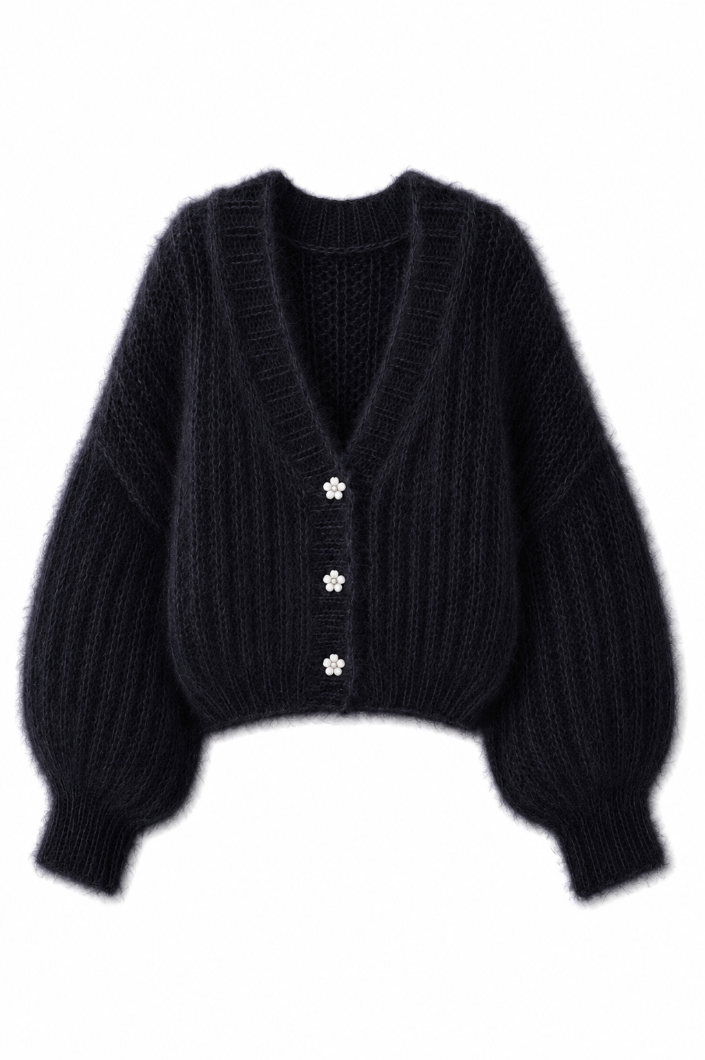 Belleza Mohair & Acrylic Cardigan