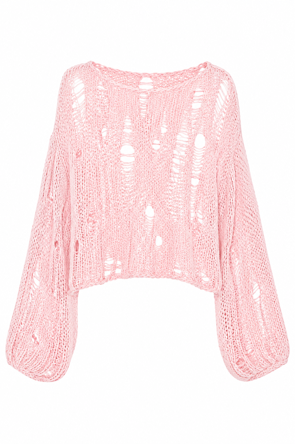 Solea Open Knit Cotton Pullover