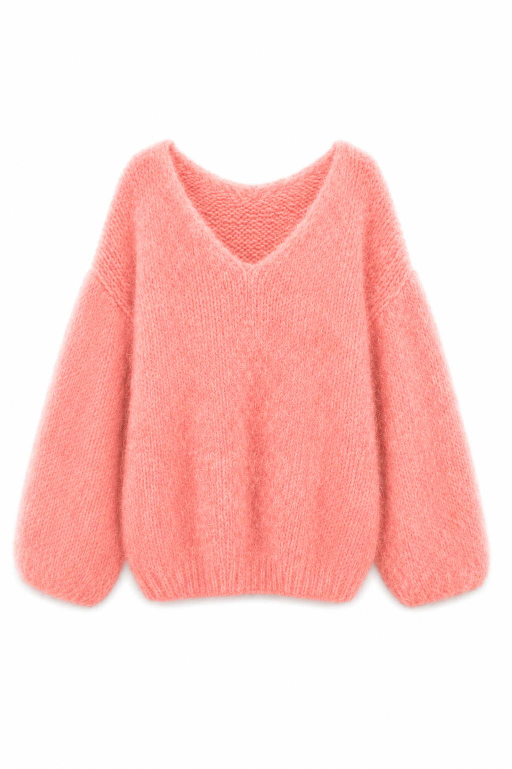 Amara Oversized Alpaca & Wool V-Neck Pullover