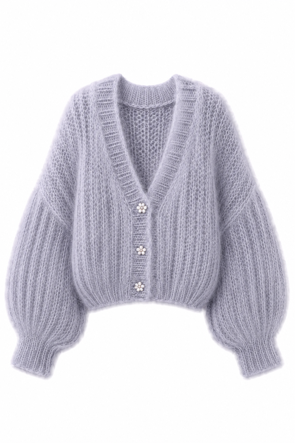 Belleza Mohair & Acrylic Cardigan