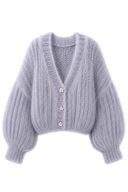 Belleza Mohair & Acrylic Cardigan