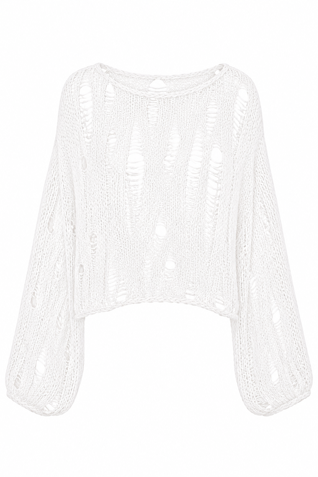 Solea Open Knit Cotton Pullover