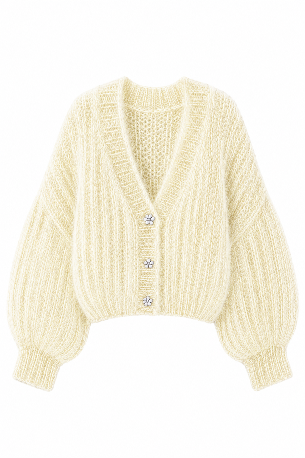 Belleza Mohair & Acrylic Cardigan