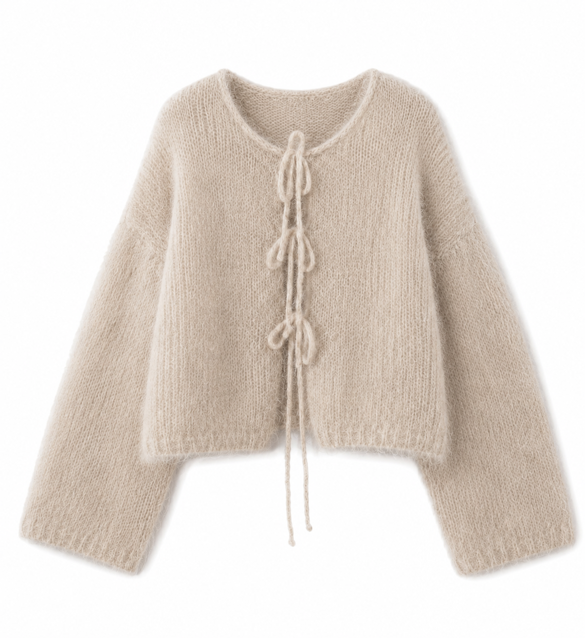 Cinta Alpaca Tie Cardigan
