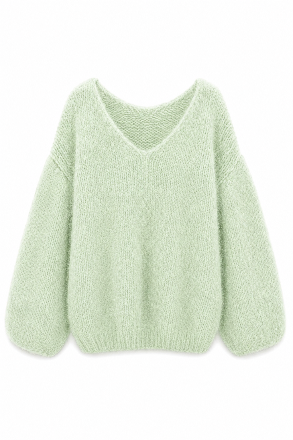 Amara Oversized Alpaca & Wool V-Neck Pullover
