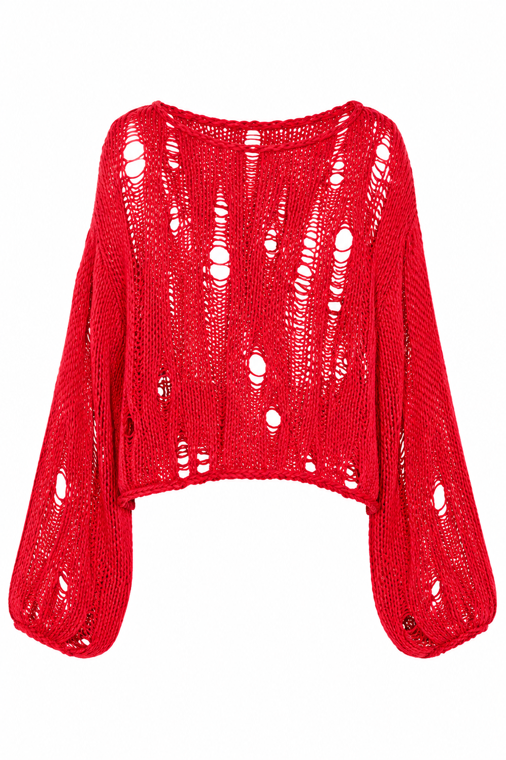 Solea Open Knit Cotton Pullover