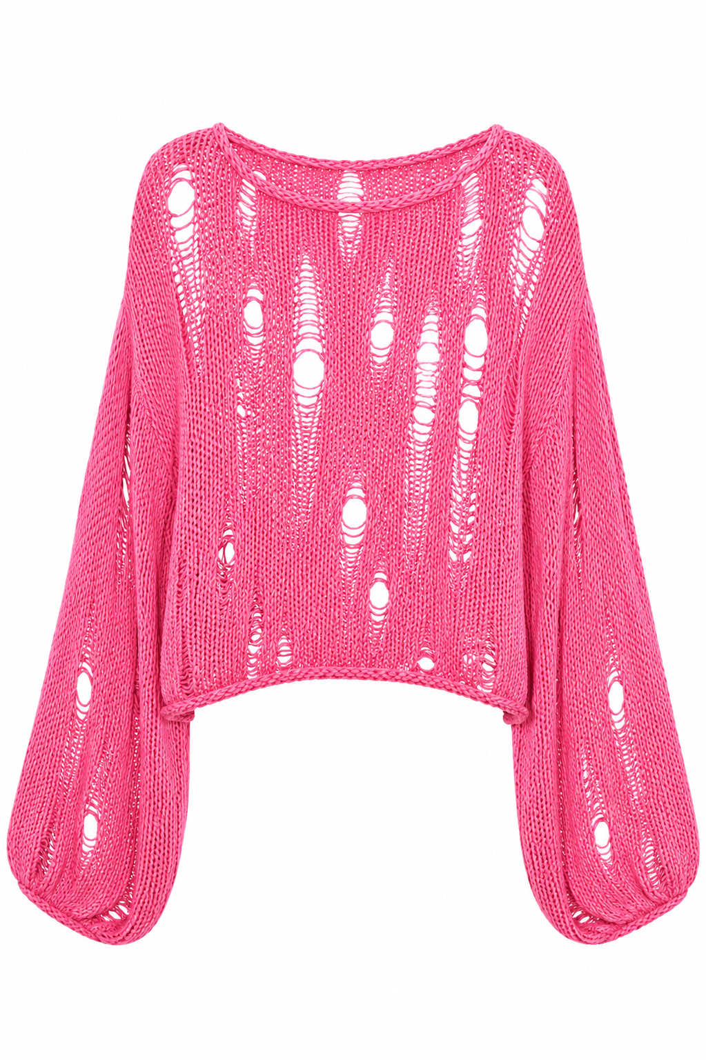 Solea Open Knit Cotton Pullover