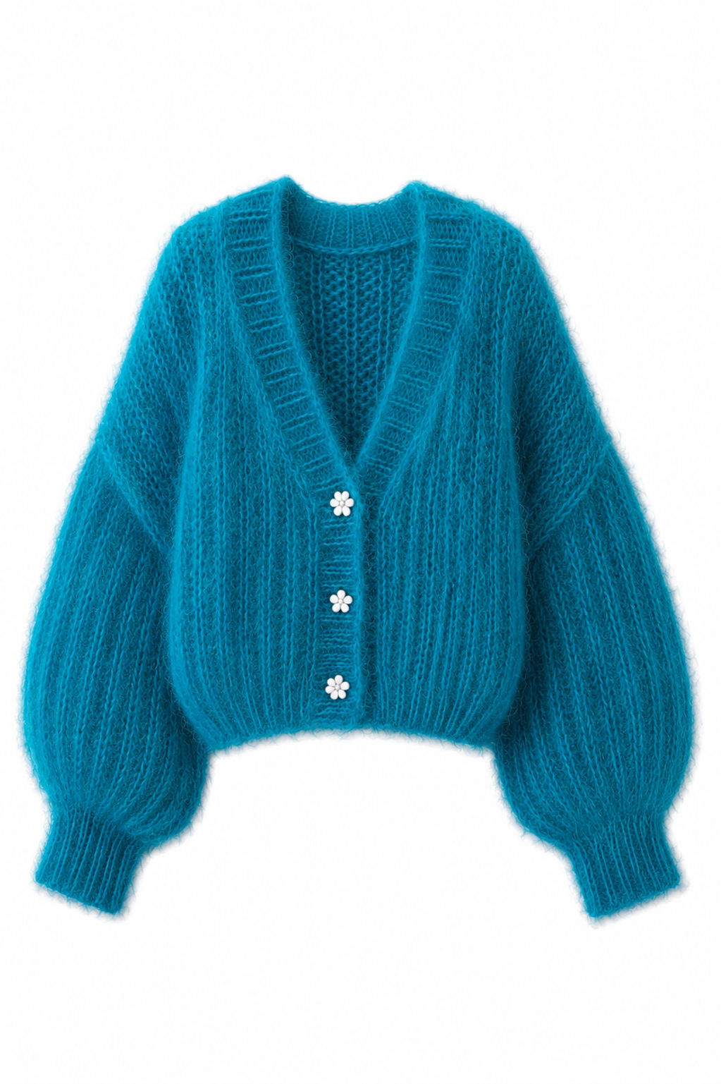 Belleza Mohair & Acrylic Cardigan
