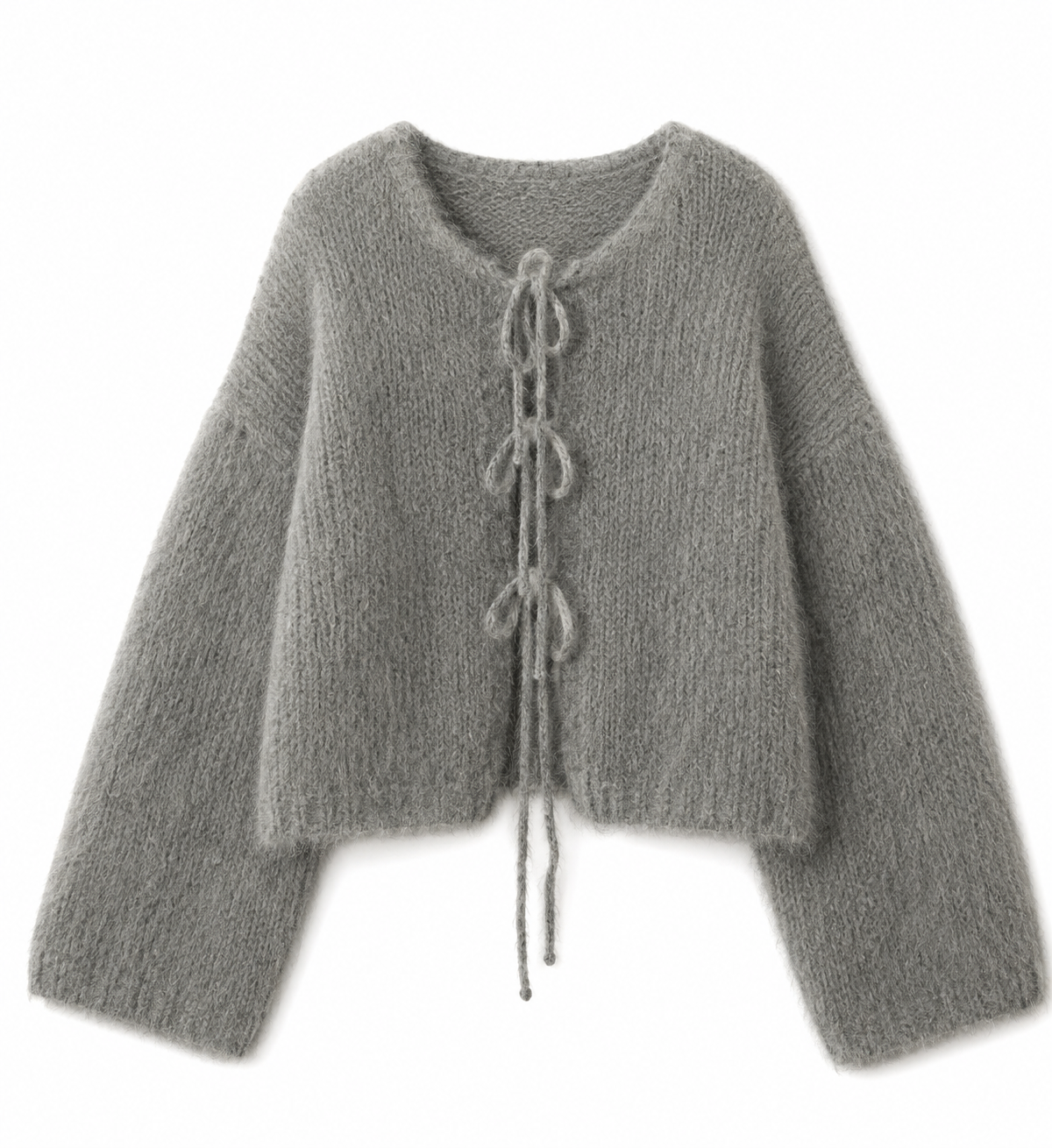 Cinta Alpaca Tie Cardigan