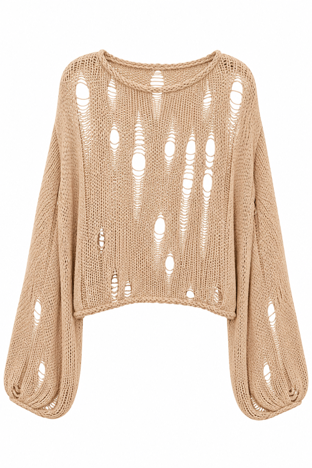 Solea Open Knit Cotton Pullover
