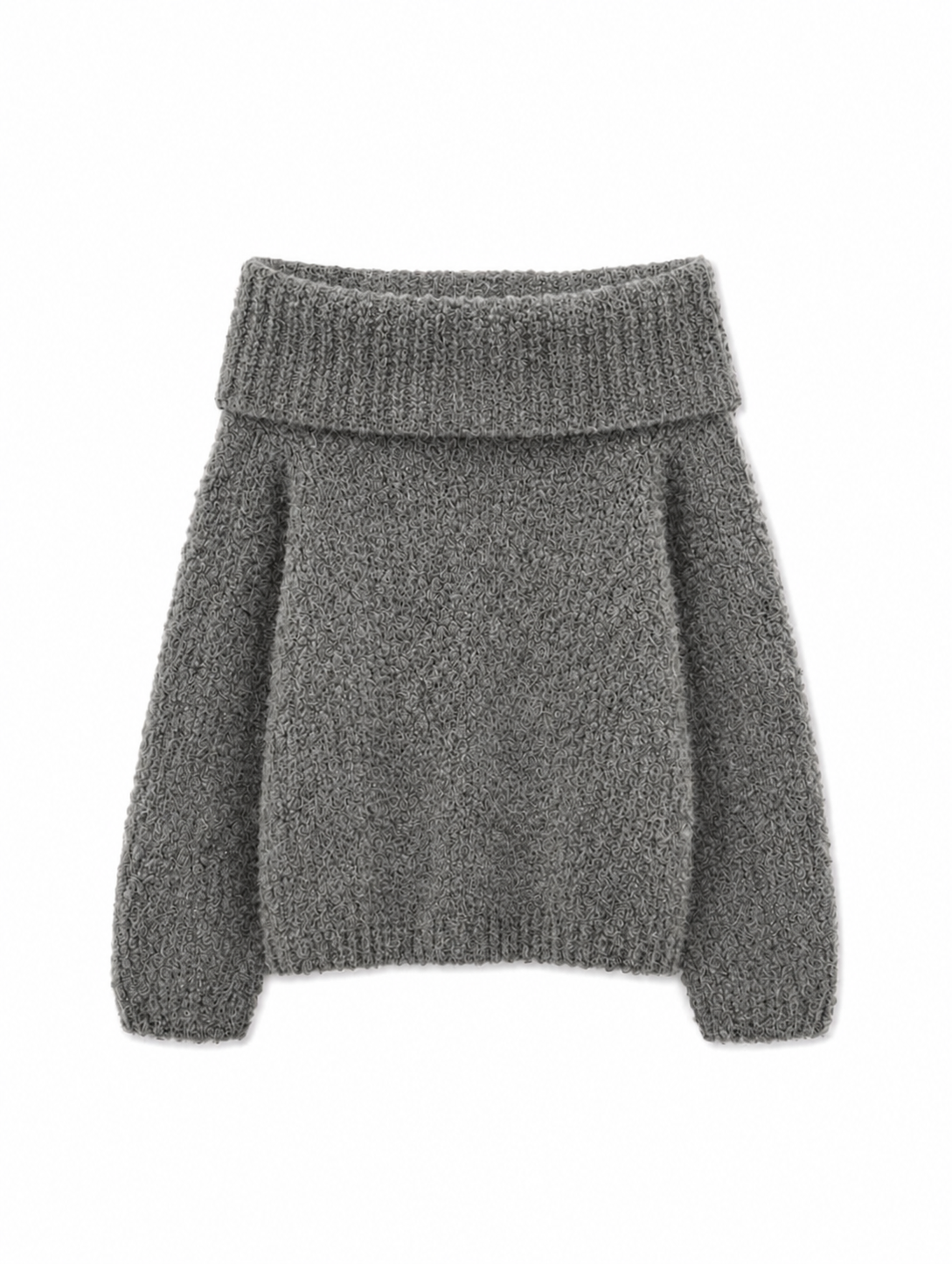 Aurora Off-Shoulder Alpaca Pullover