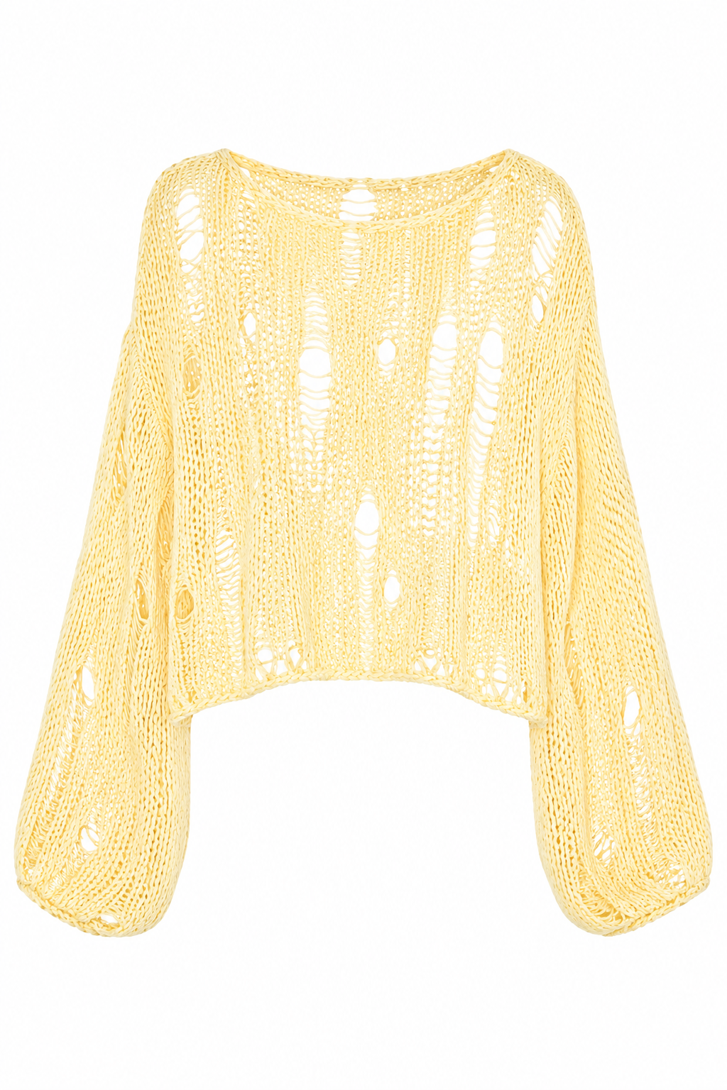 Solea Open Knit Cotton Pullover