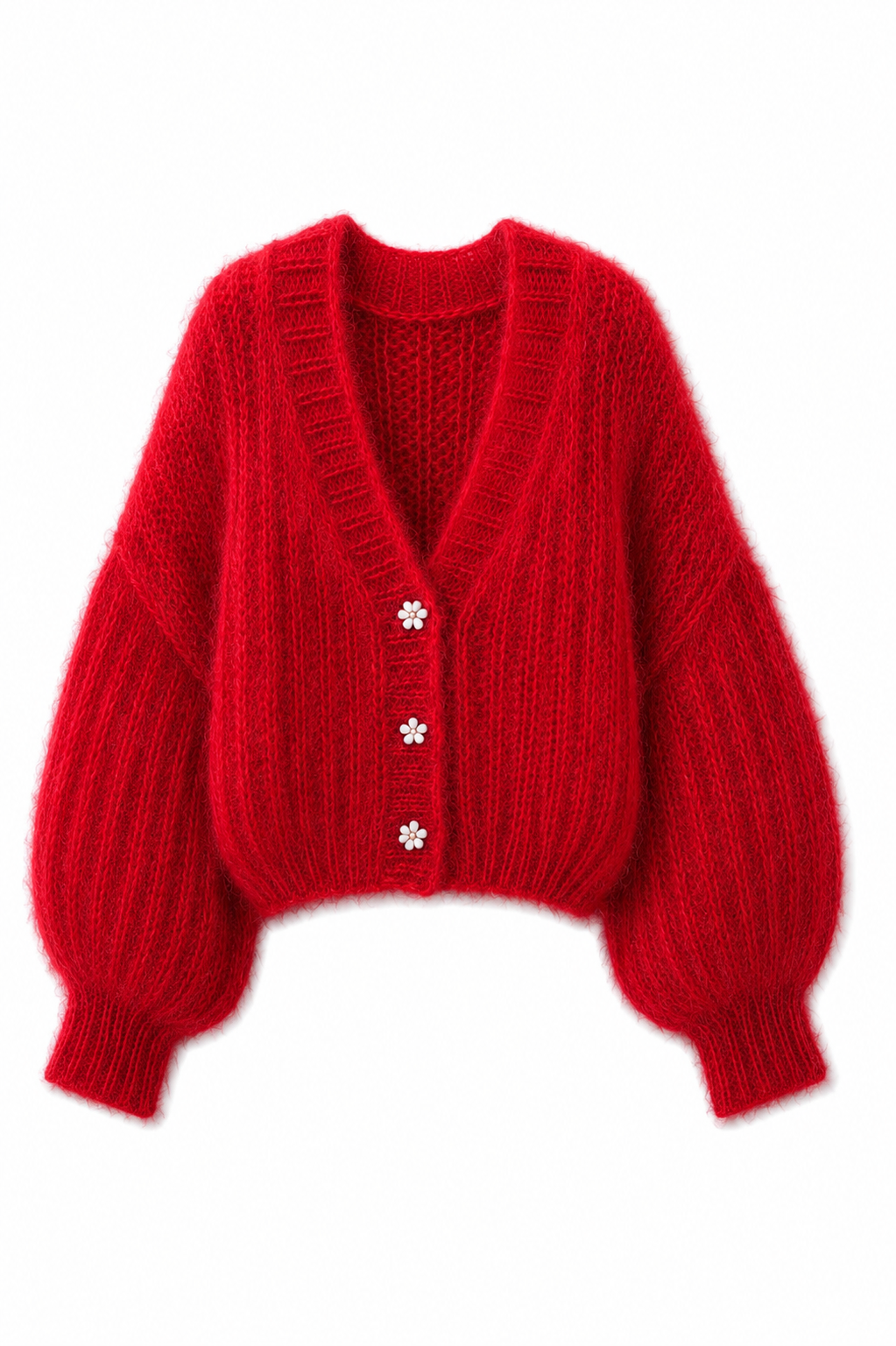 Belleza Mohair & Acrylic Cardigan