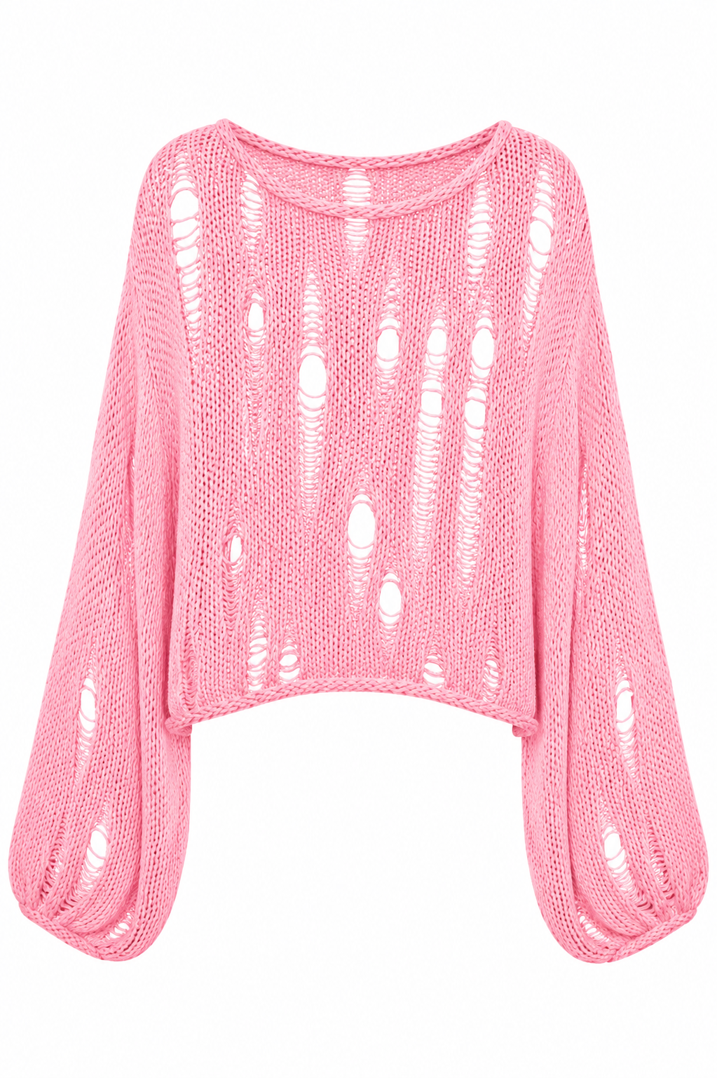 Solea Open Knit Cotton Pullover