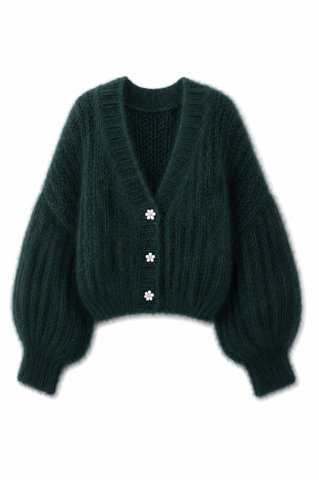 Belleza Mohair & Acrylic Cardigan