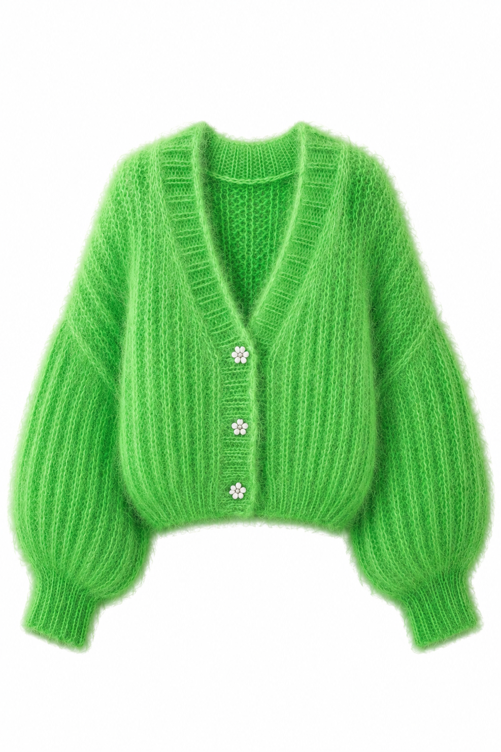 Belleza Mohair & Acrylic Cardigan