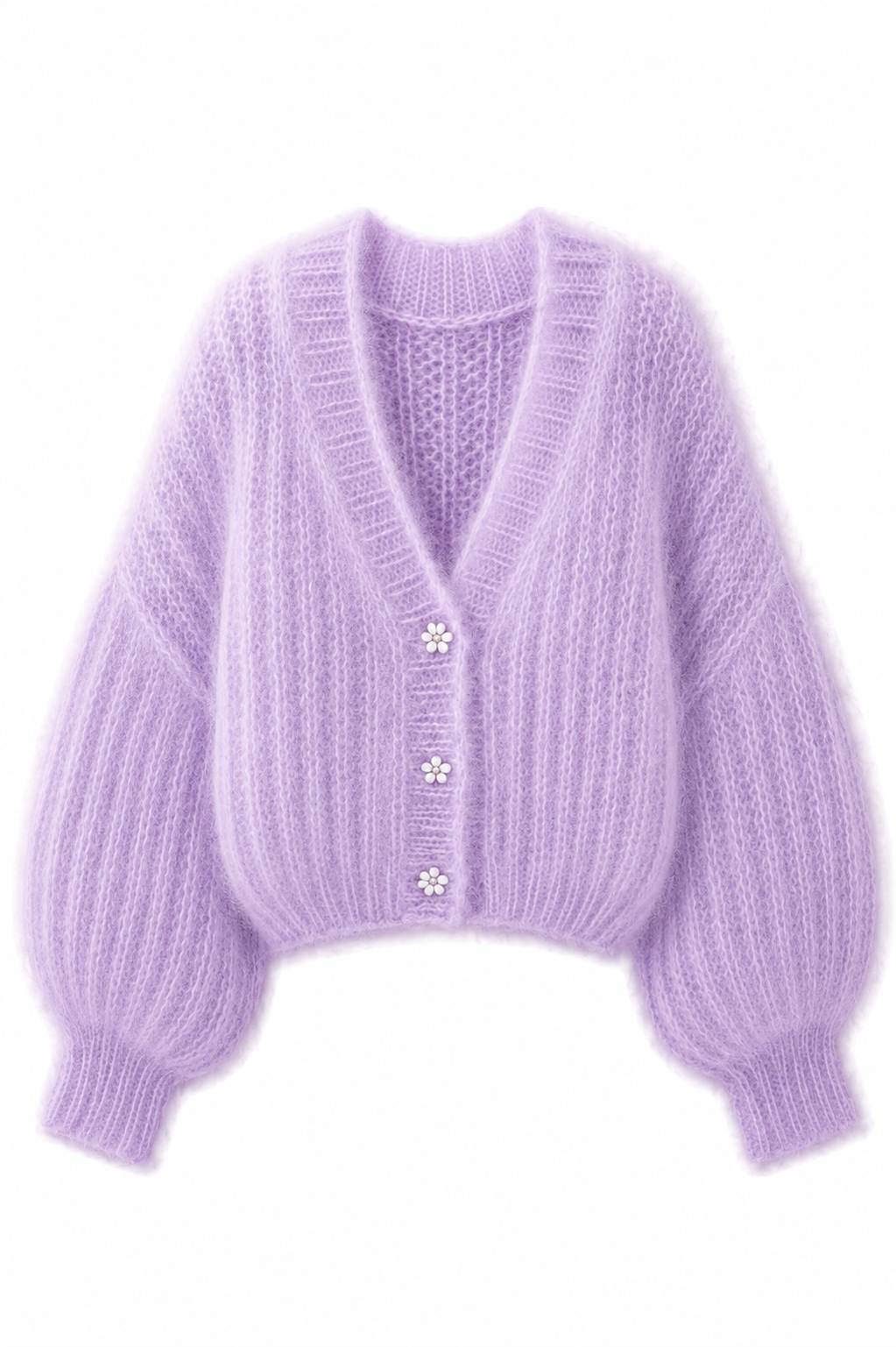 Belleza Mohair & Acrylic Cardigan