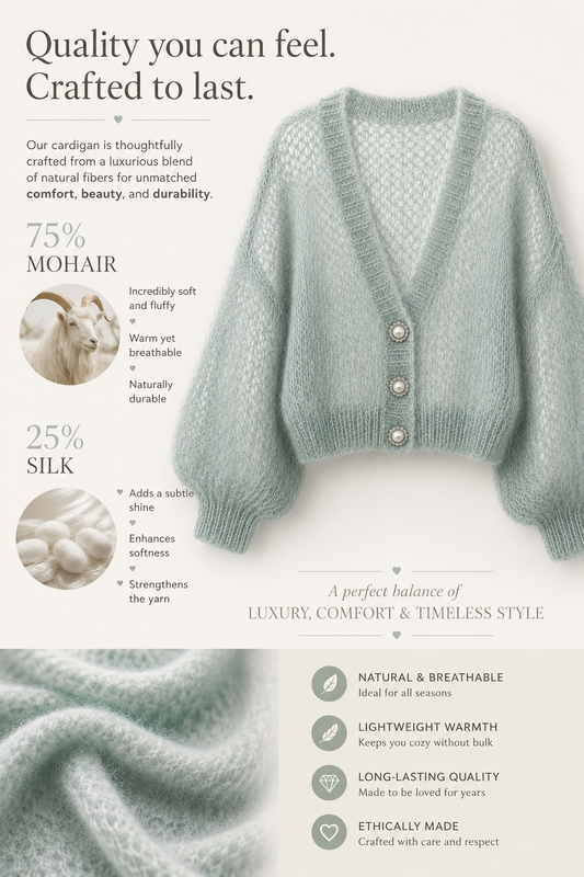Sylvia Mohair Cardigan
