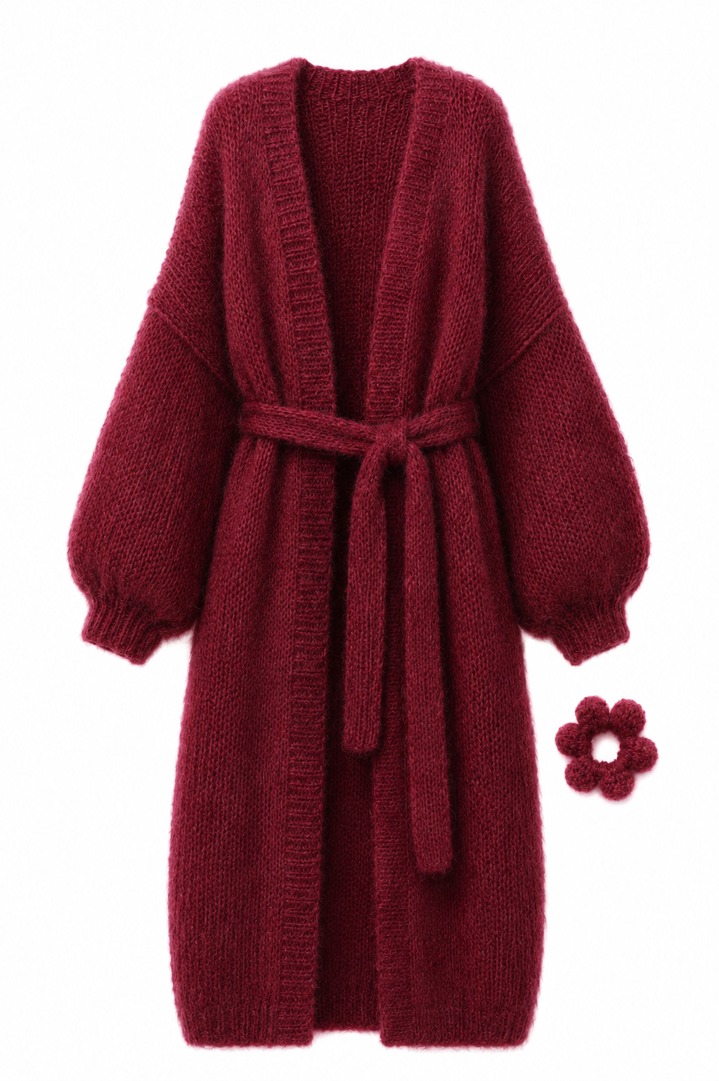 Larga Alpaca & Silk Long Cardigan