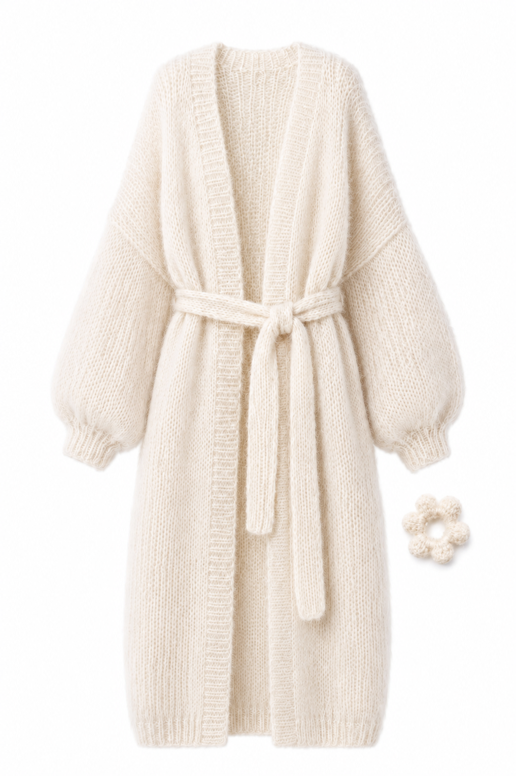 Larga Alpaca & Silk Long Cardigan