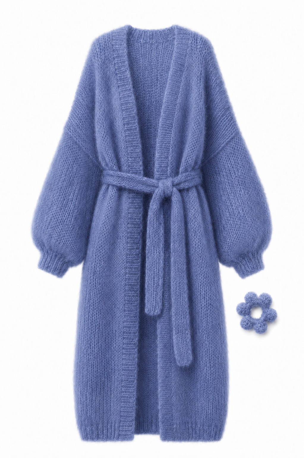 Larga Alpaca & Silk Long Cardigan