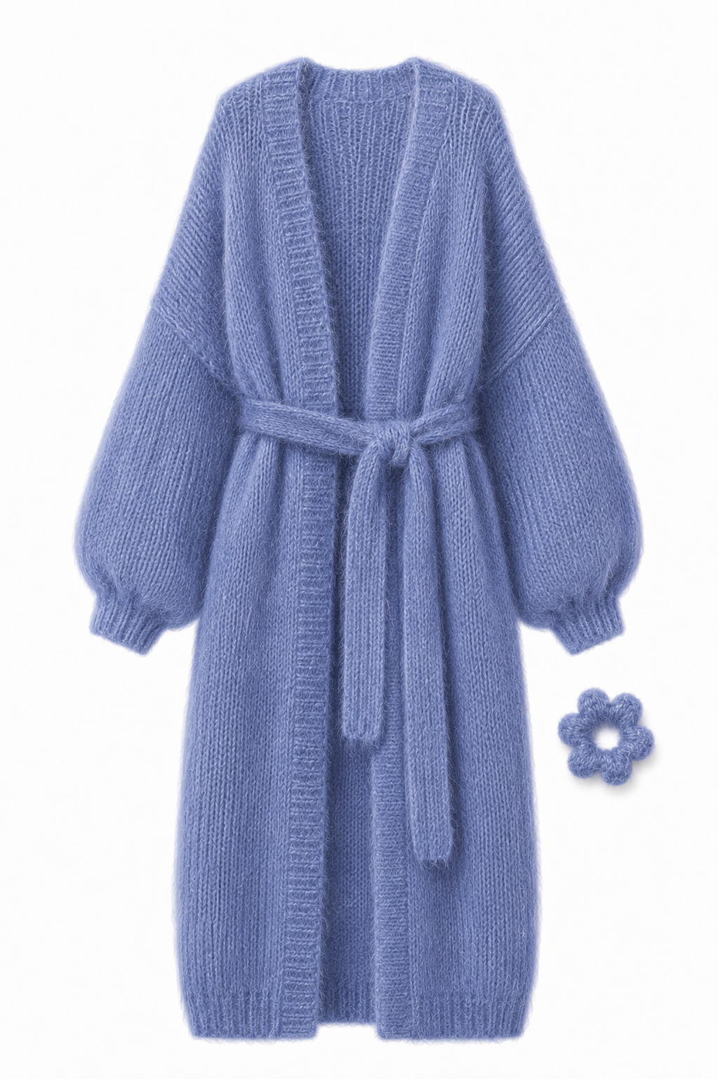 Larga Alpaca & Silk Long Cardigan