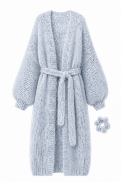 Larga Alpaca & Silk Long Cardigan