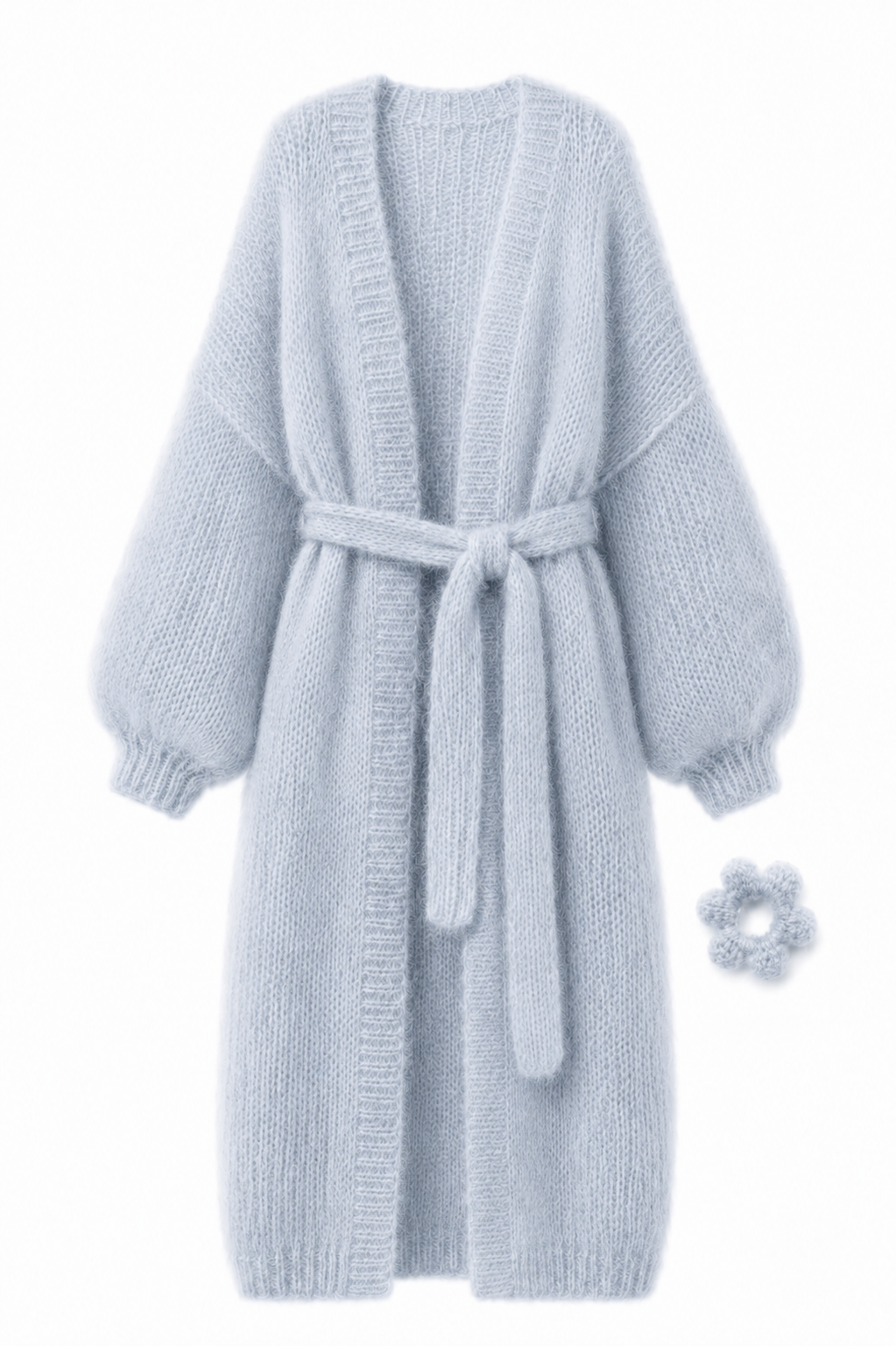 Larga Alpaca & Silk Long Cardigan