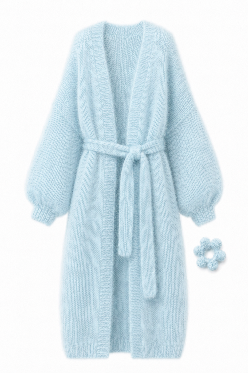 Larga Alpaca & Silk Long Cardigan