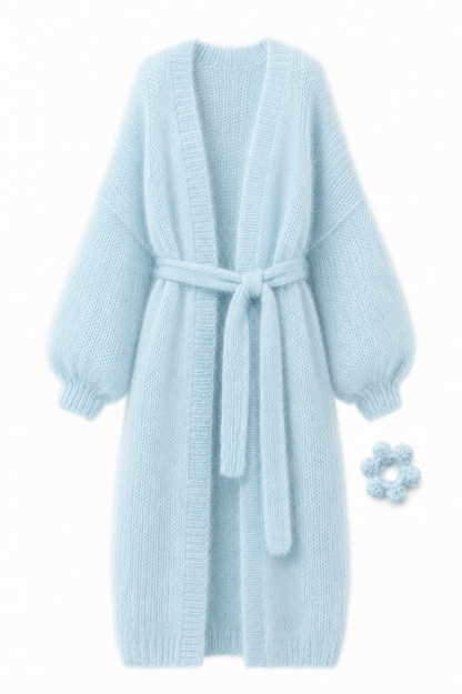 Larga Alpaca & Silk Long Cardigan
