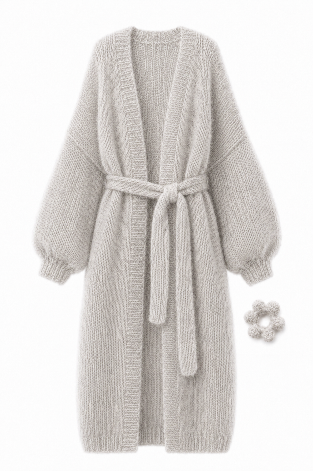 Larga Alpaca & Silk Long Cardigan