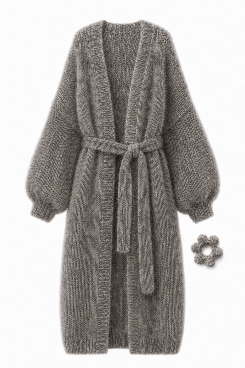 Larga Alpaca & Silk Long Cardigan