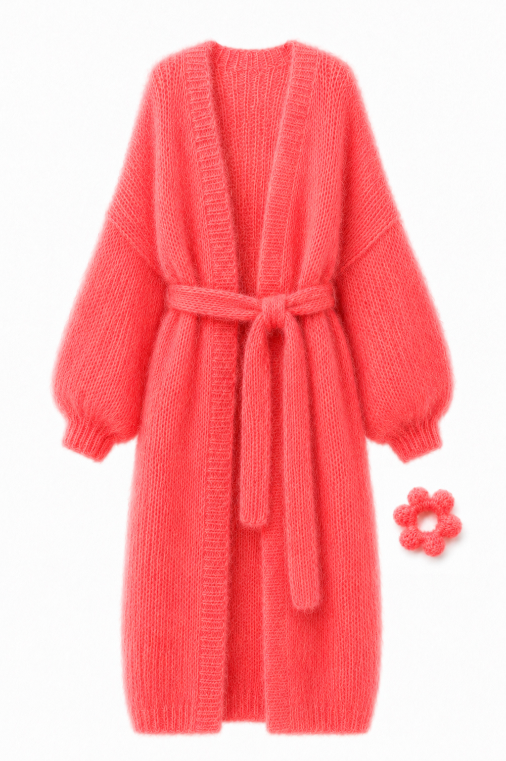 Larga Alpaca & Silk Long Cardigan