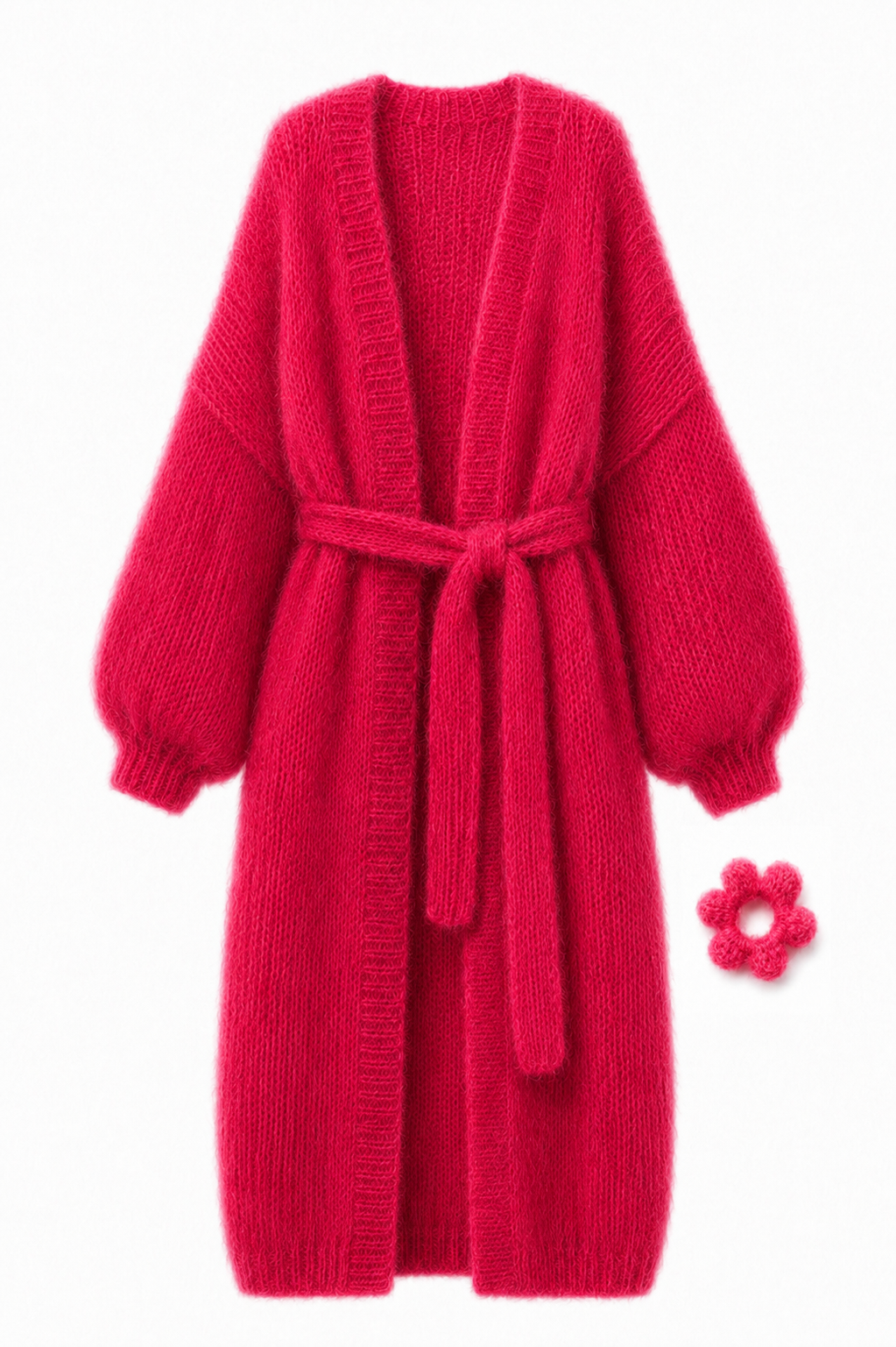 Larga Alpaca & Silk Long Cardigan