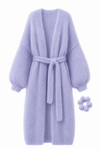 Larga Alpaca & Silk Long Cardigan