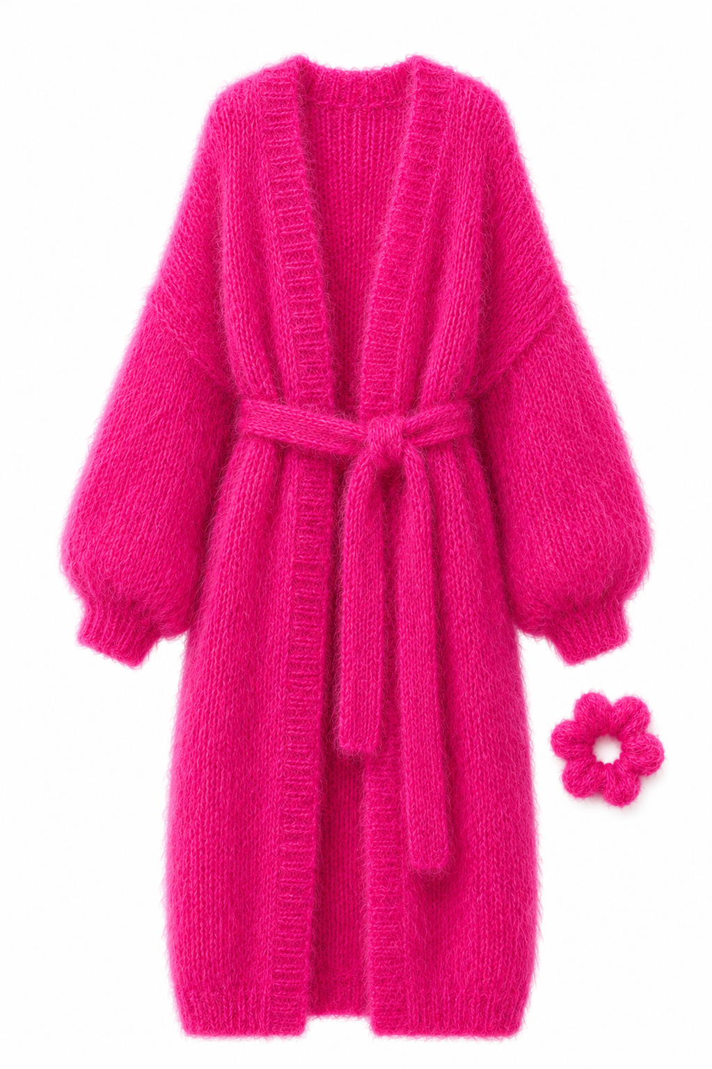 Larga Alpaca & Silk Long Cardigan