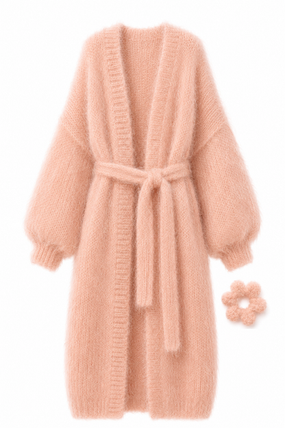 Larga Alpaca & Silk Long Cardigan