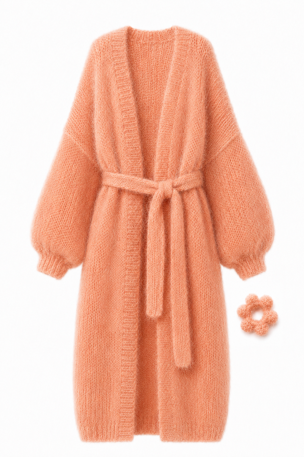Larga Alpaca & Silk Long Cardigan